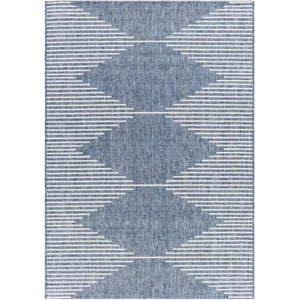 imageLivabliss Esperanza Geometric Outdoor Area Rug 67quot Square Bright Blue27 x 12