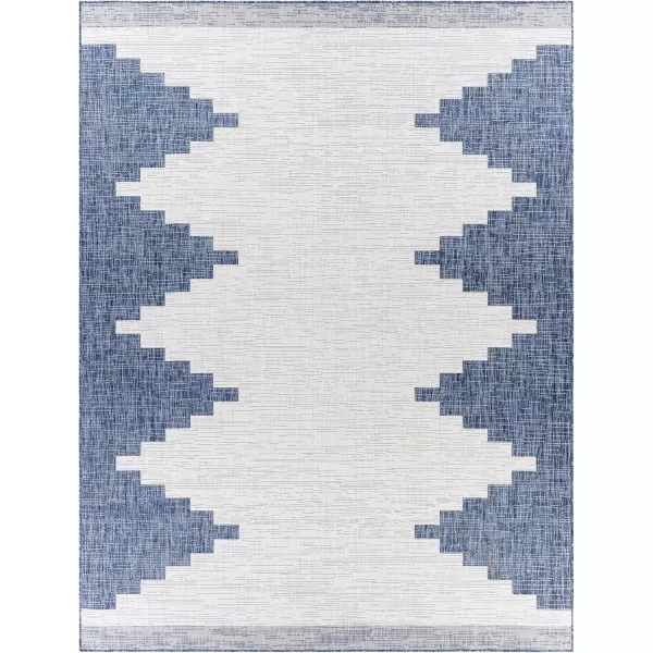 imageLivabliss Esperanza Modern Outdoor Area Rug 67quot Square Bright BlueBright Blue