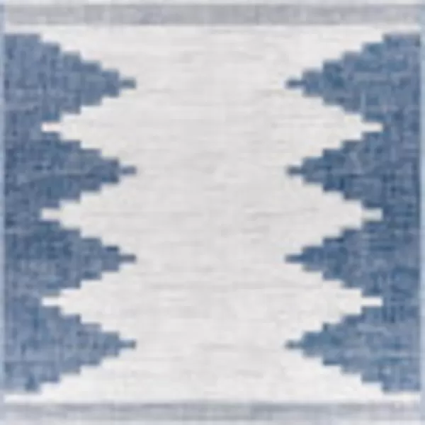 imageLivabliss Esperanza Modern Outdoor Area Rug 67quot Square Bright BlueBright Blue