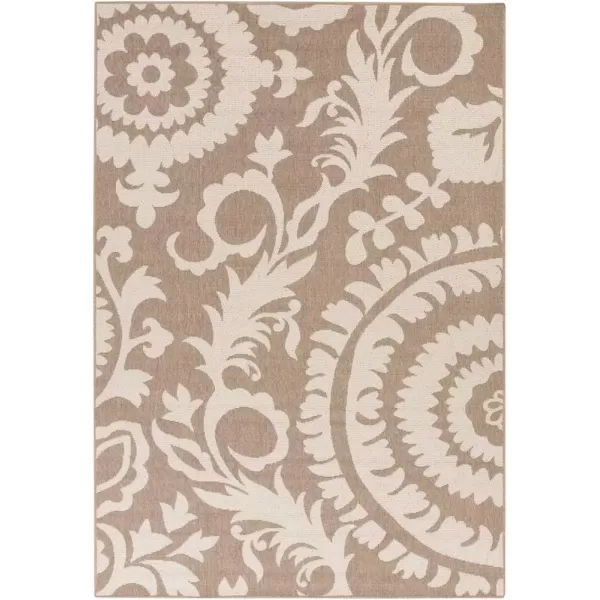 imageAlysia Brick Indoor  Outdoor Area Rug 89quot SquareBeige