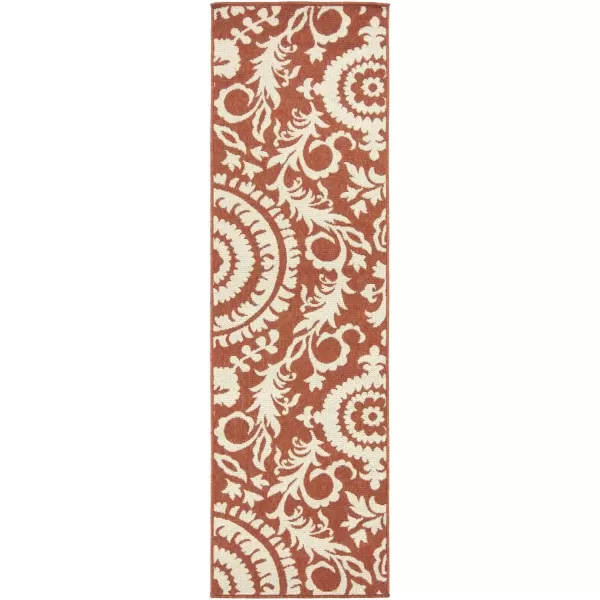 imageAlysia Brick Indoor  Outdoor Area Rug 89quot SquareBeige