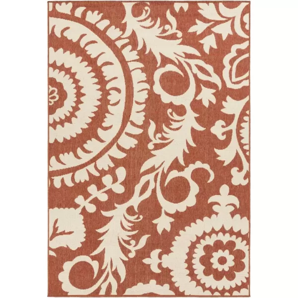 imageAlysia Brick Indoor  Outdoor Area Rug 89quot SquareBeige