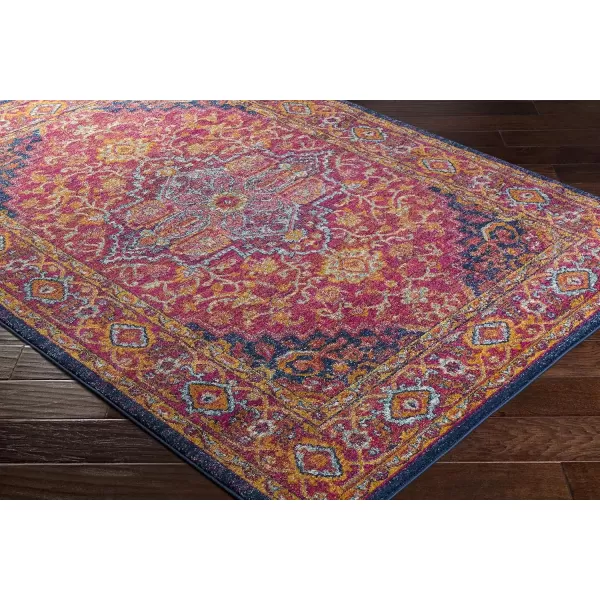 imageLivabliss Tinsley Area Rug 67quot Square Garnet