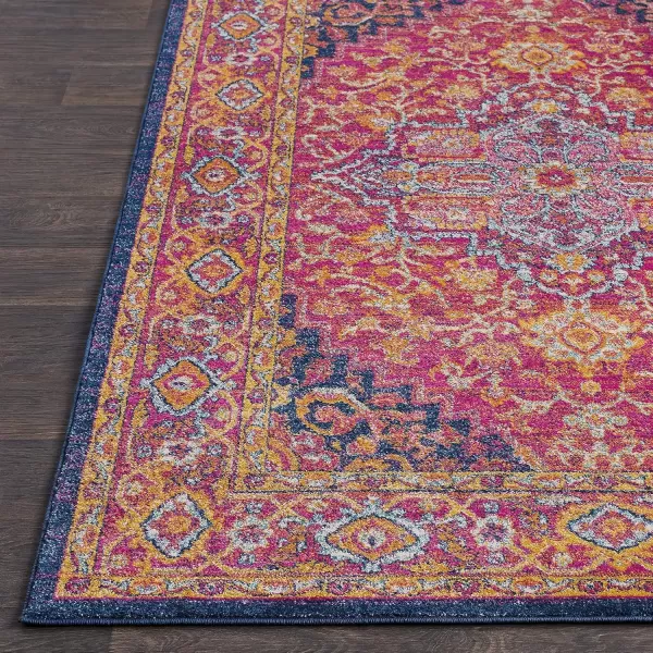 imageLivabliss Tinsley Area Rug 67quot Square Garnet