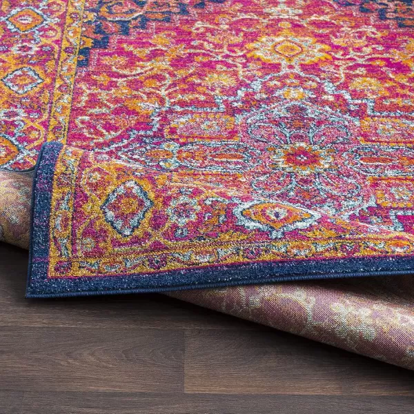 imageLivabliss Tinsley Area Rug 67quot Square Garnet