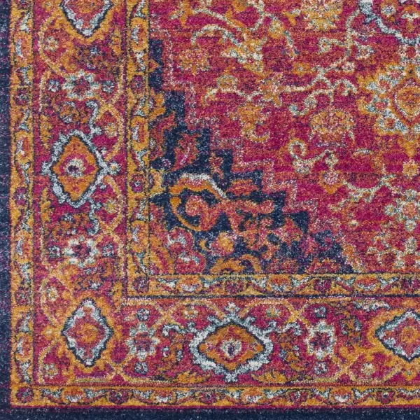 imageLivabliss Tinsley Area Rug 67quot Square Garnet