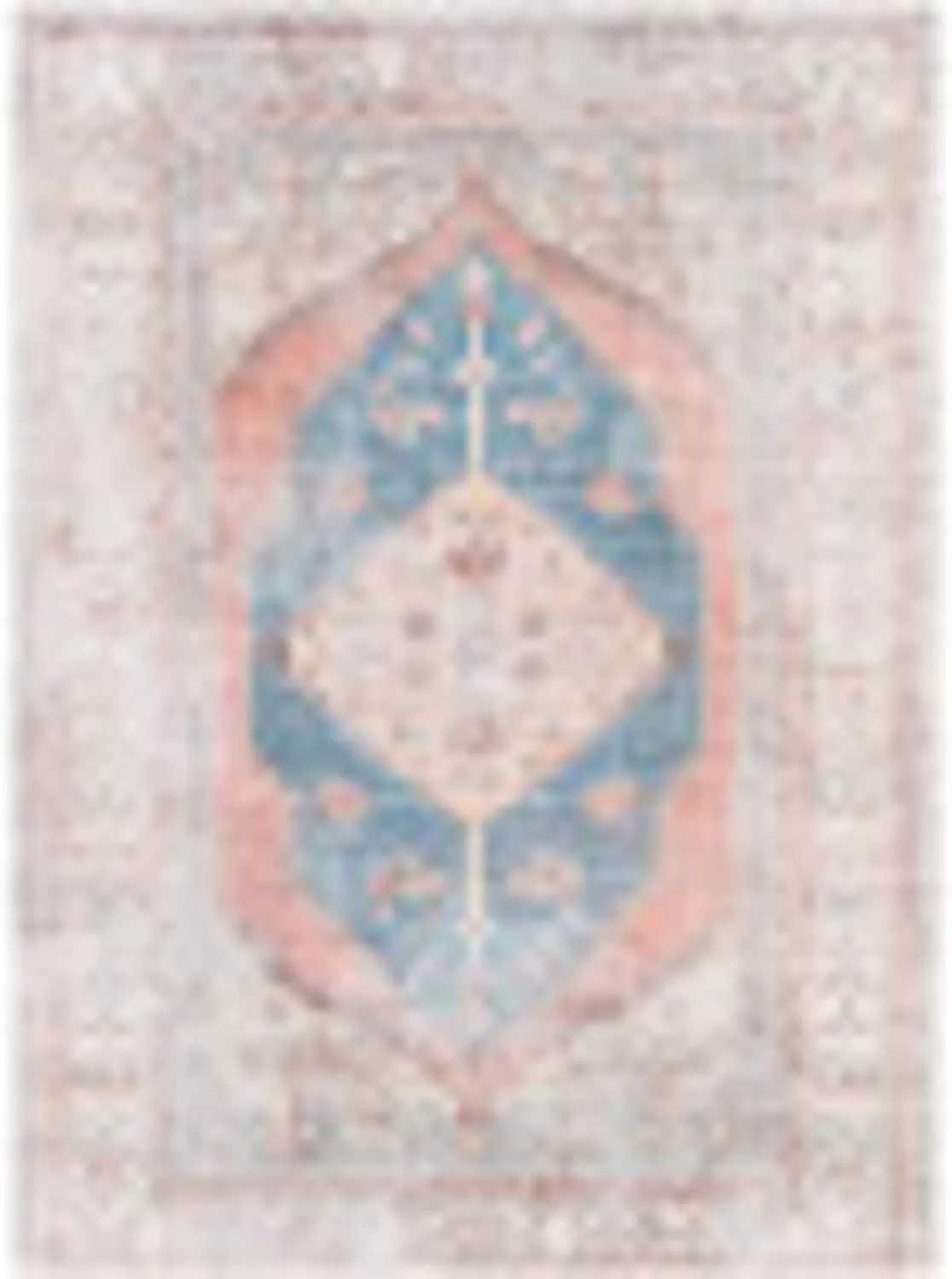 imageArtistic Weavers Luisa Area Rug 2 ft x 2 ft 11 in PeachNavy