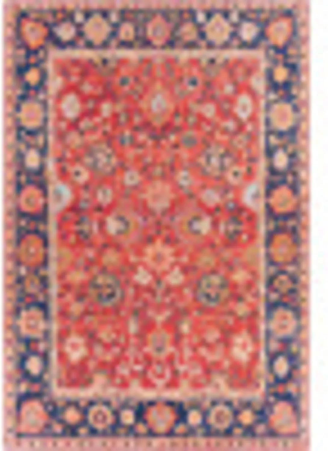 imageArtistic Weavers Sanka Border Oriental Area Rug 36quot x 56quot RedNavy