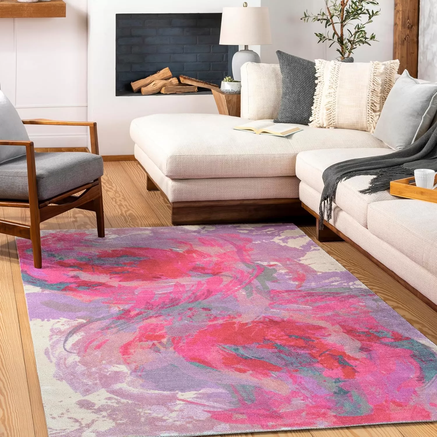 imageLivabliss 2 x 3 Felicity Area Rug PurplePurple