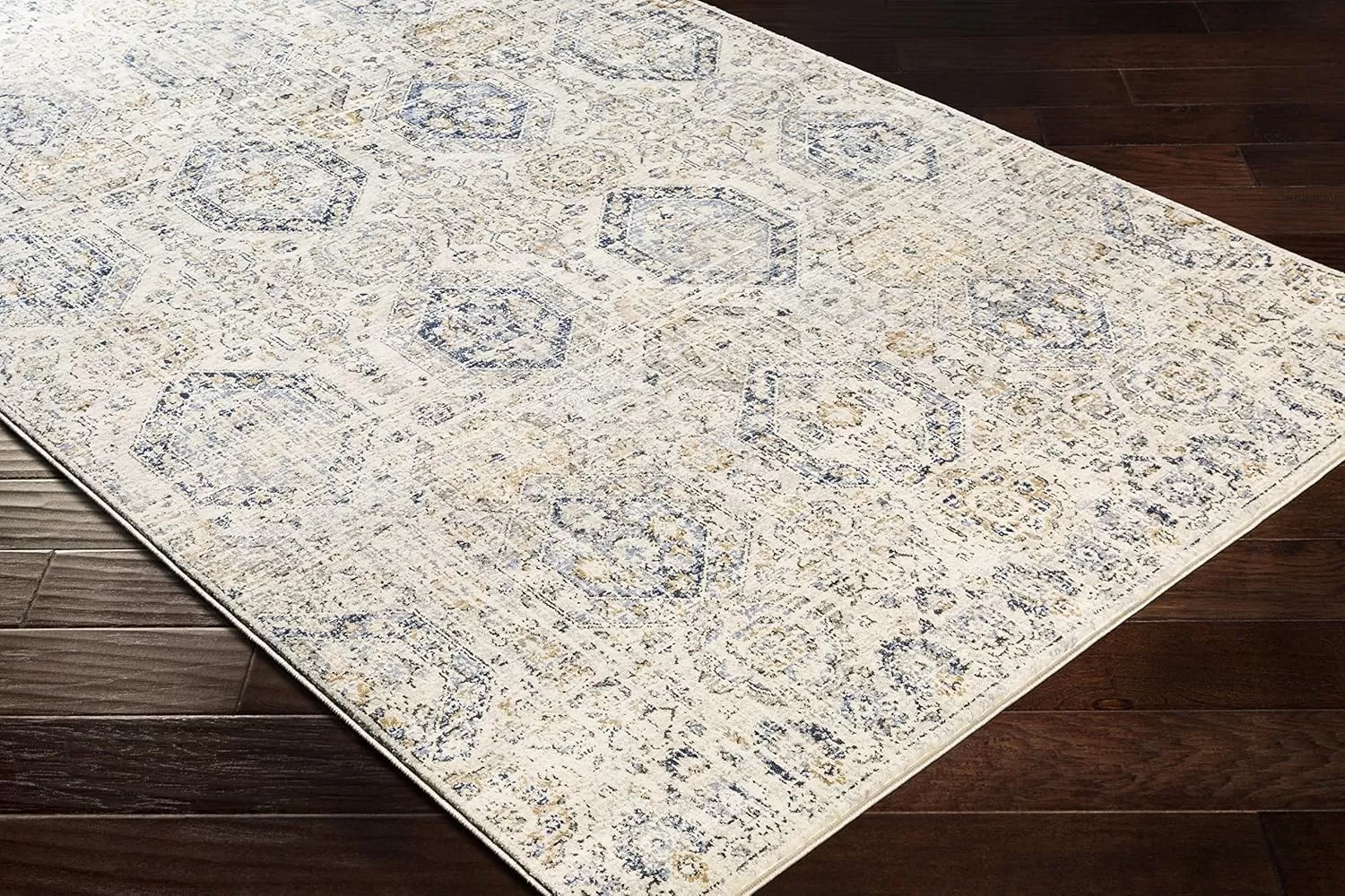 imageLivabliss Aune Area Rug 43quot x 57quot NavyBeige
