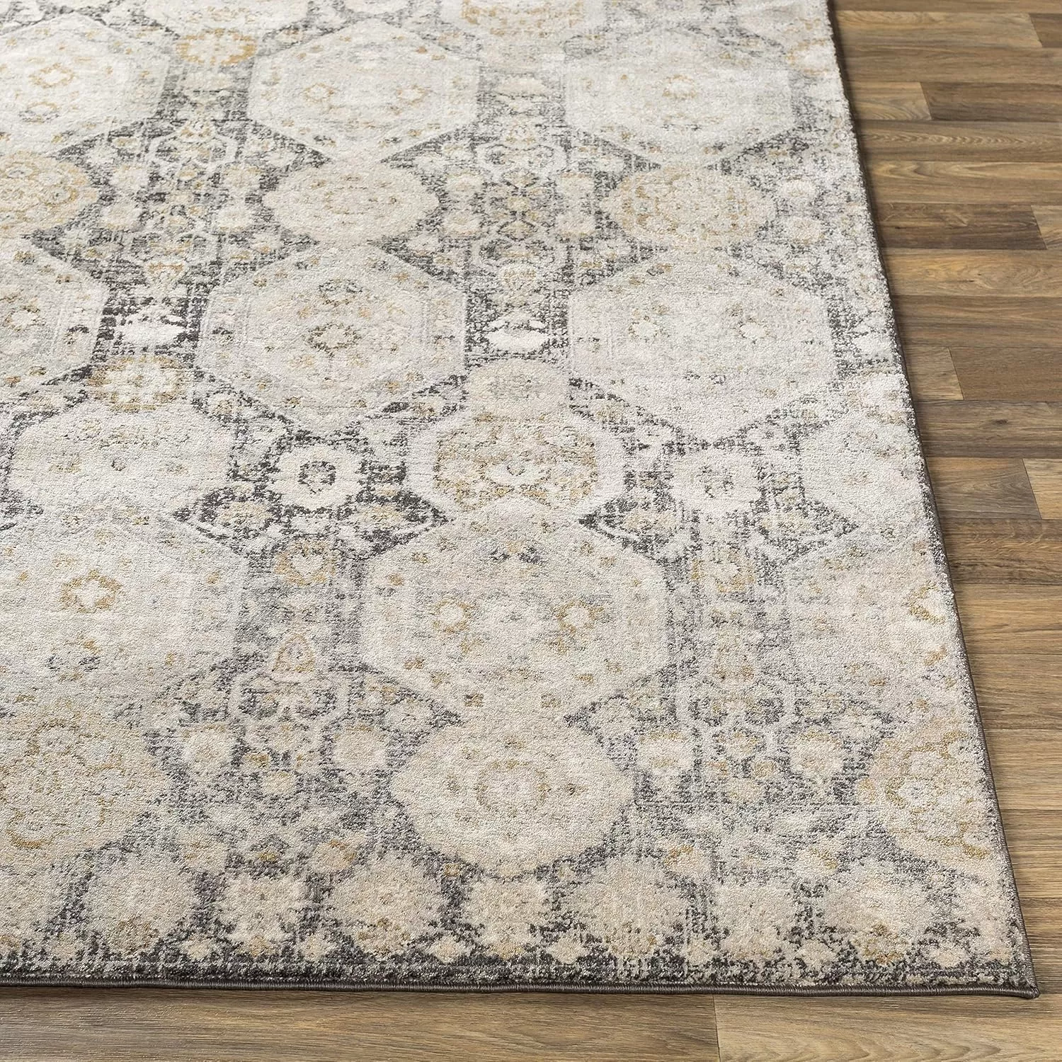 imageLivabliss Aune Area Rug 43quot x 57quot NavyBlack