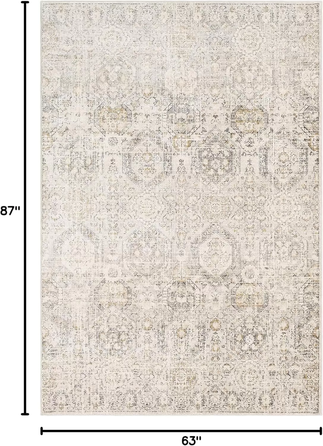 imageLivabliss Aune Area Rug 43quot x 57quot NavyGrey