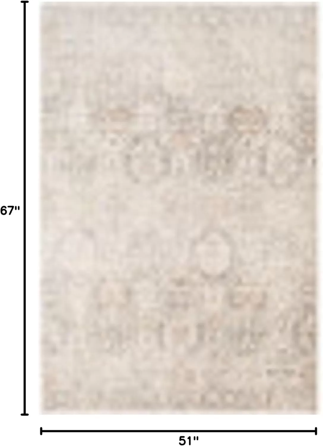 imageLivabliss Aune Area Rug 43quot x 57quot NavyGrey
