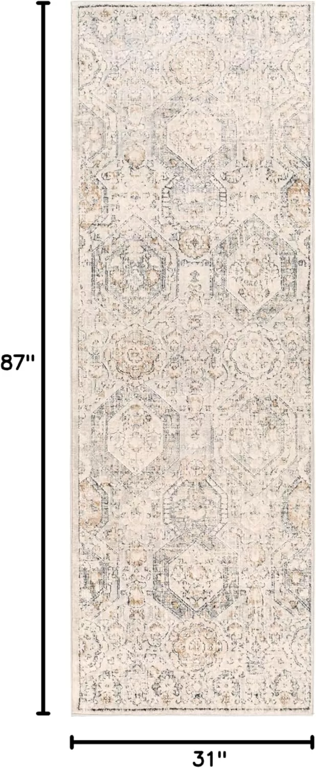 imageLivabliss Aune Area Rug 43quot x 57quot NavyGrey