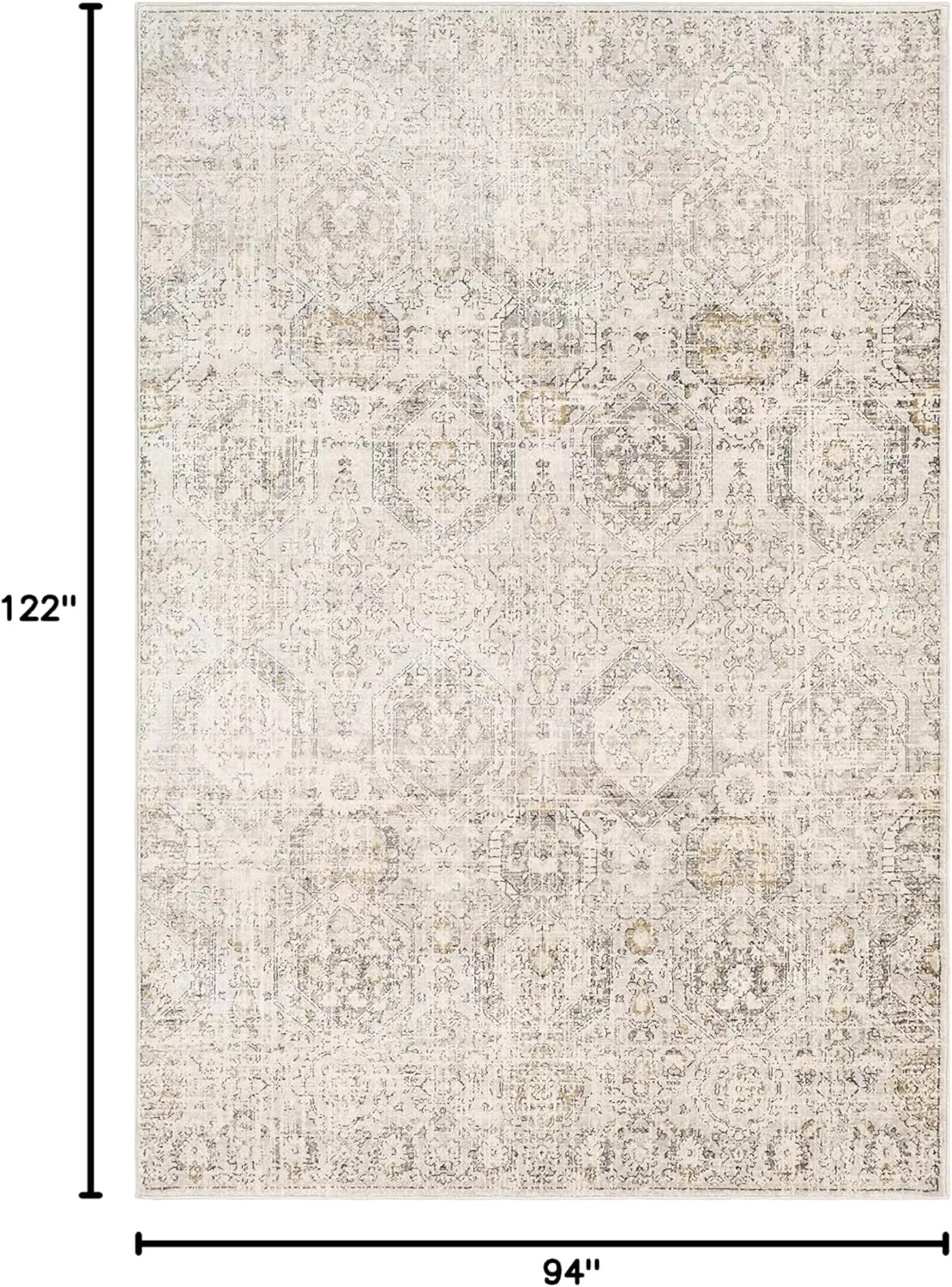 imageLivabliss Aune Area Rug 43quot x 57quot NavyGrey