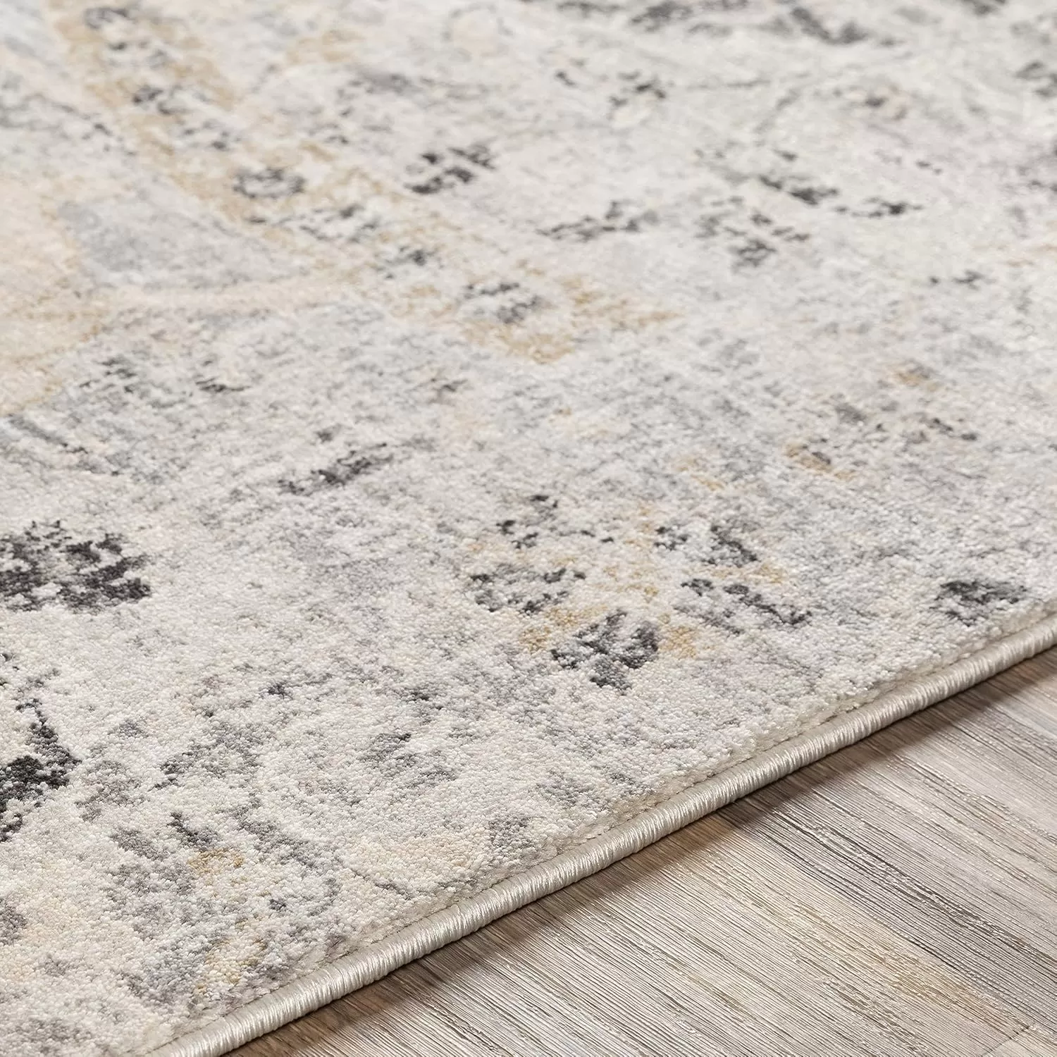 imageLivabliss Inkeri Updated Traditional Area Rug2 x 211quotBeigeLight Gray