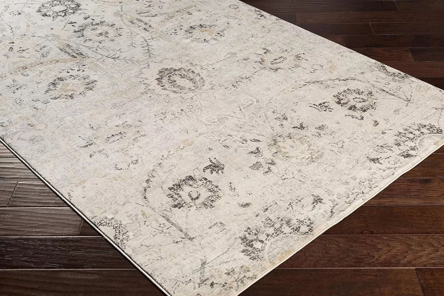 imageLivabliss Inkeri Updated Traditional Area Rug2 x 211quotBeigeLight Gray