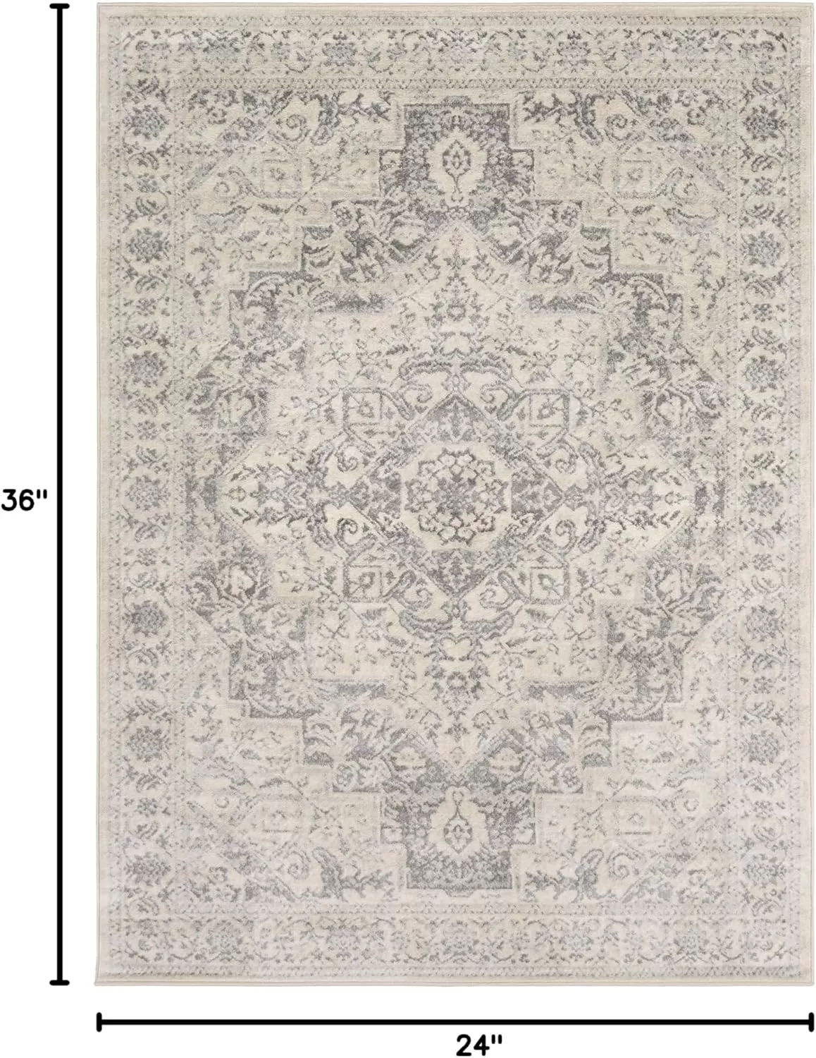 imageLivabliss Lorena Area Rug 2 x 3 NavyCream