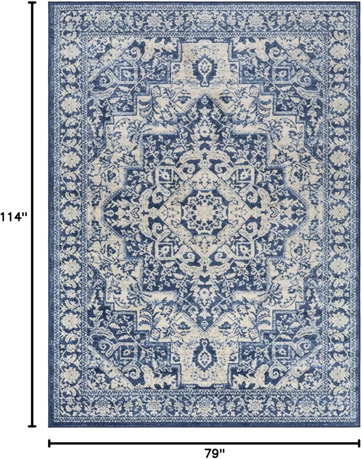 imageLivabliss Lorena Area Rug 2 x 3 NavyNavy