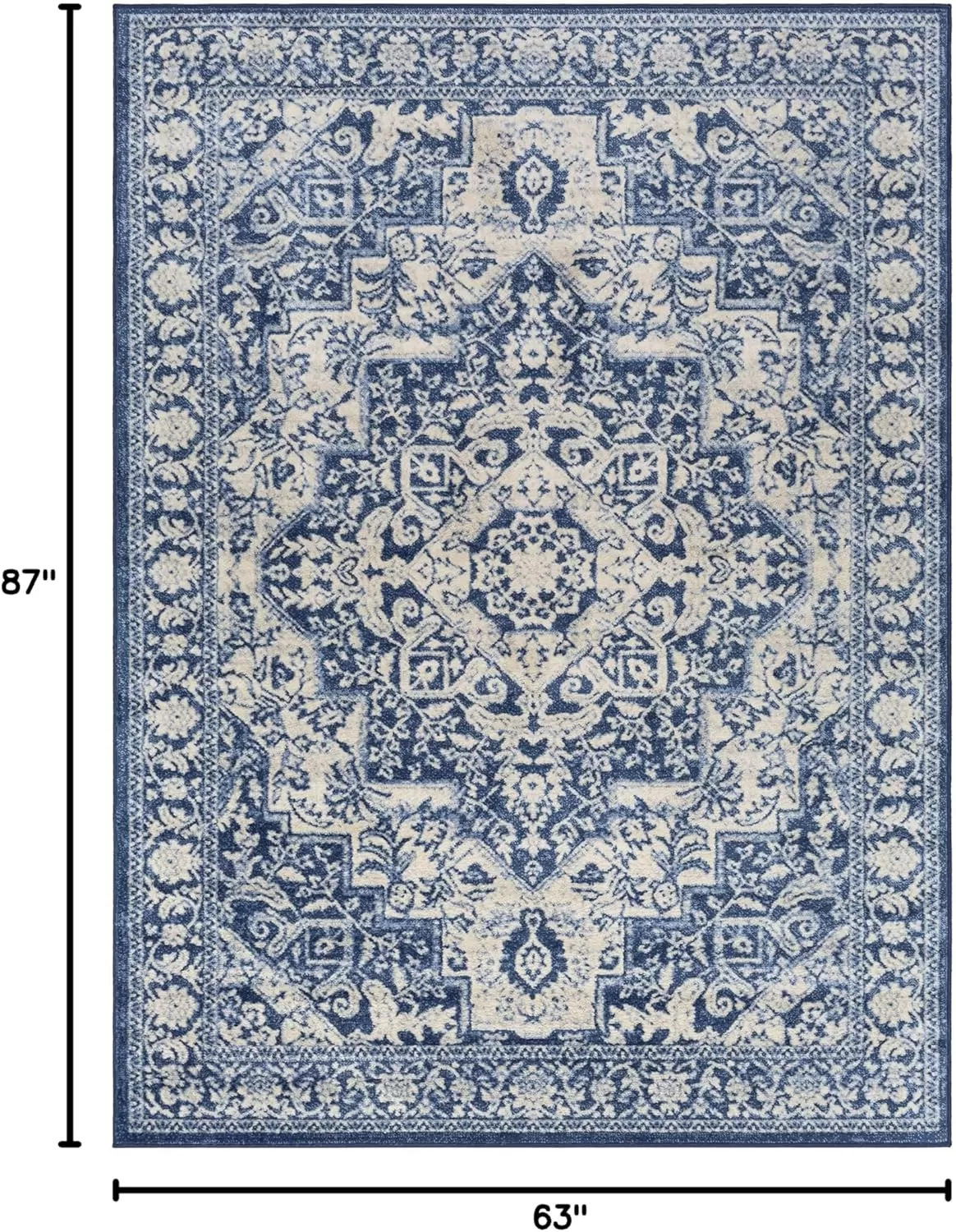 imageLivabliss Lorena Area Rug 2 x 3 NavyNavy