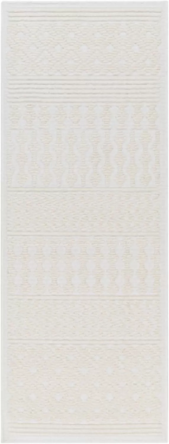 imageLivabliss Lyna Chevron Washable Area Rug2 x 210quotCreamCream