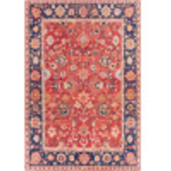 imageArtistic Weavers Sanka Border Oriental Area Rug 36quot x 56quot RedNavy