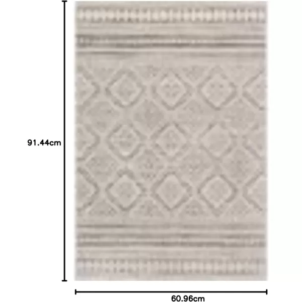 imageArtistic Weavers Tatiana Bohemian Moroccan Area Rug 2 ft x 3 ft Medium GrayMedium Gray
