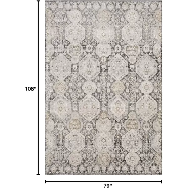 imageLivabliss Aune Area Rug 43quot x 57quot NavyBlack