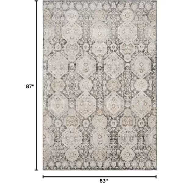imageLivabliss Aune Area Rug 43quot x 57quot NavyBlack
