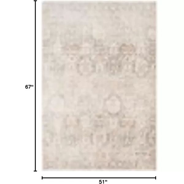 imageLivabliss Aune Area Rug 43quot x 57quot NavyGrey