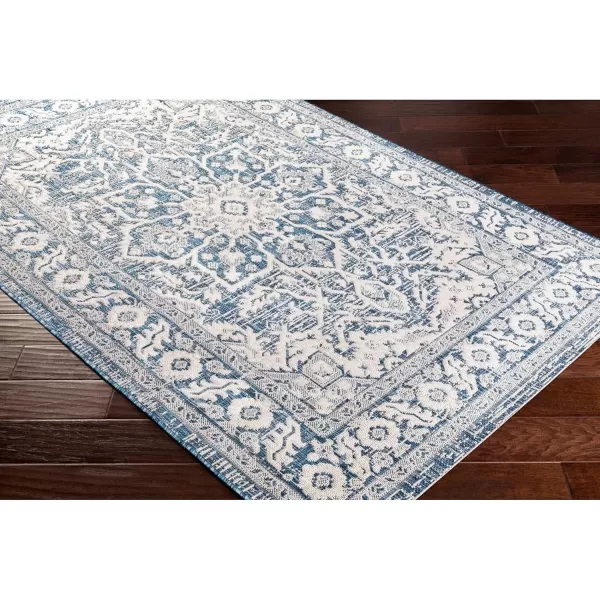 imageLivabliss Blarce Vintage Outdoor Area Rug67quot Square DenimDenim