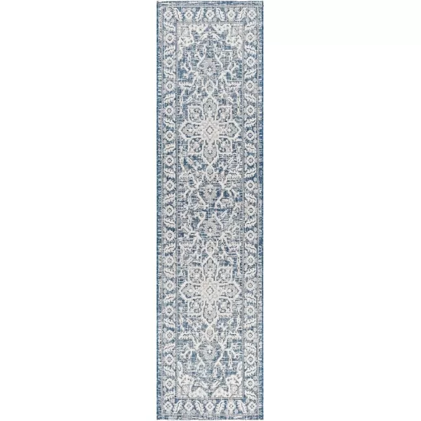 imageLivabliss Blarce Vintage Outdoor Area Rug67quot Square DenimDenim