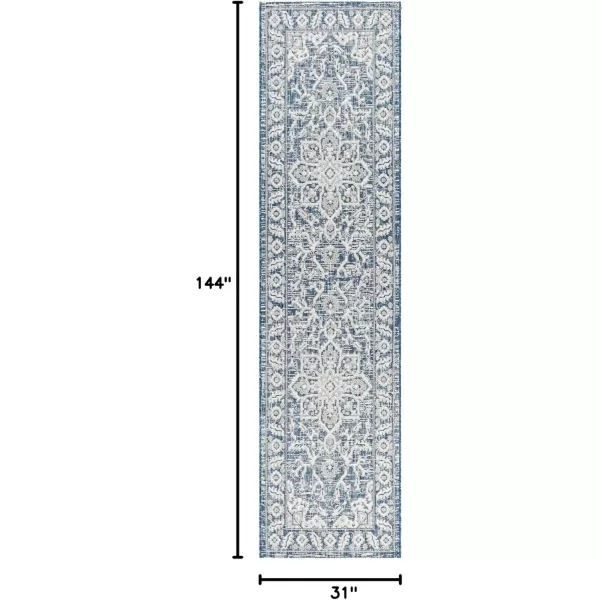 imageLivabliss Blarce Vintage Outdoor Area Rug67quot Square DenimDenim
