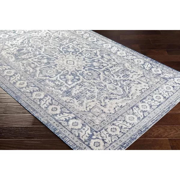 imageLivabliss Blarce Vintage Outdoor Area Rug67quot Square DenimDenim