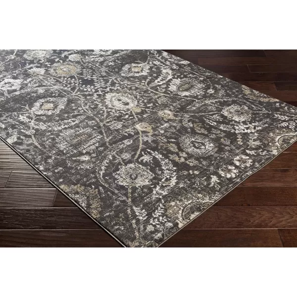 imageLivabliss Inkeri Updated Traditional Area Rug2 x 211quotBeigeCharcoal