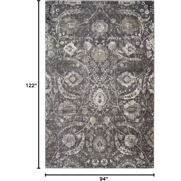 imageLivabliss Inkeri Updated Traditional Area Rug2 x 211quotBeigeCharcoal