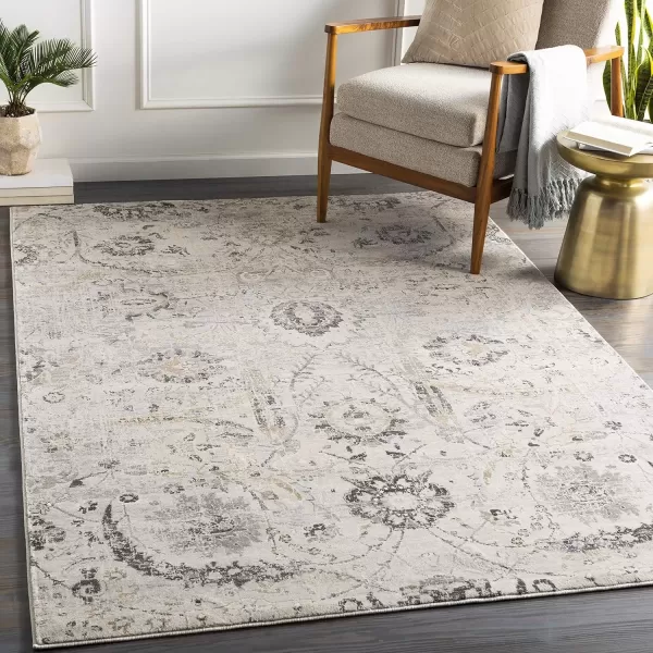 imageLivabliss Inkeri Updated Traditional Area Rug2 x 211quotBeigeLight Gray