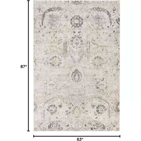 imageLivabliss Inkeri Updated Traditional Area Rug2 x 211quotBeigeLight Gray