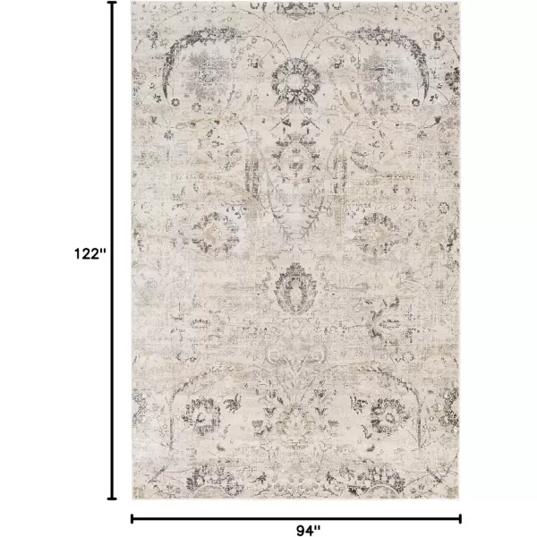 imageLivabliss Inkeri Updated Traditional Area Rug2 x 211quotBeigeLight Gray