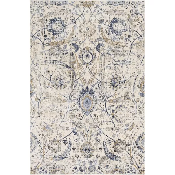 imageLivabliss Inkeri Updated Traditional Area Rug2 x 211quotBeigeNavy