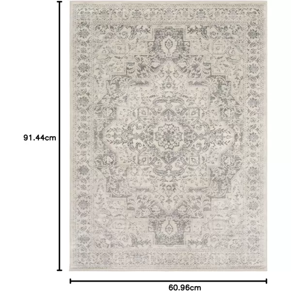 imageLivabliss Lorena Area Rug 2 x 3 NavyCream