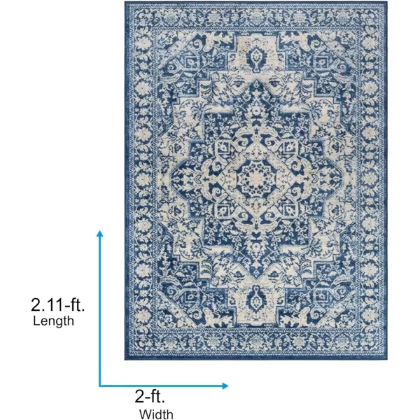 imageLivabliss Lorena Area Rug 2 x 3 NavyNavy