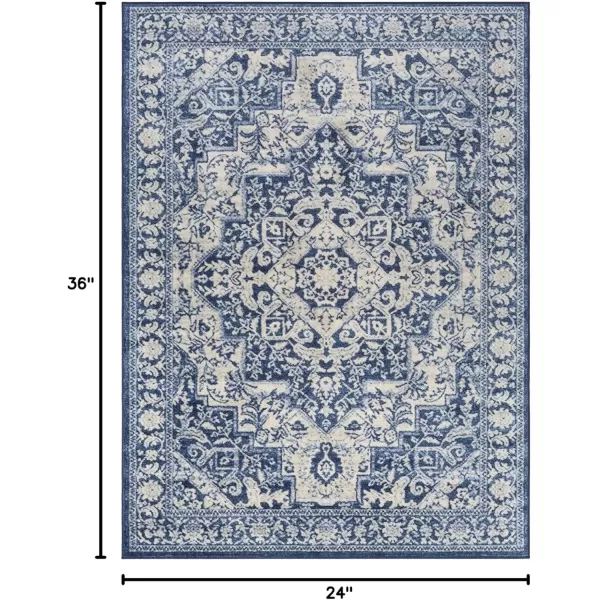imageLivabliss Lorena Area Rug 2 x 3 NavyNavy