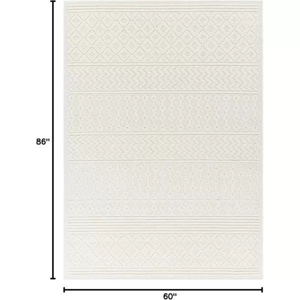 imageLivabliss Lyna Chevron Washable Area Rug2 x 210quotCreamCream