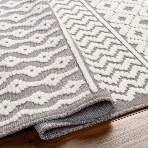 imageLivabliss Lyna Chevron Washable Area Rug2 x 210quotCreamGrey