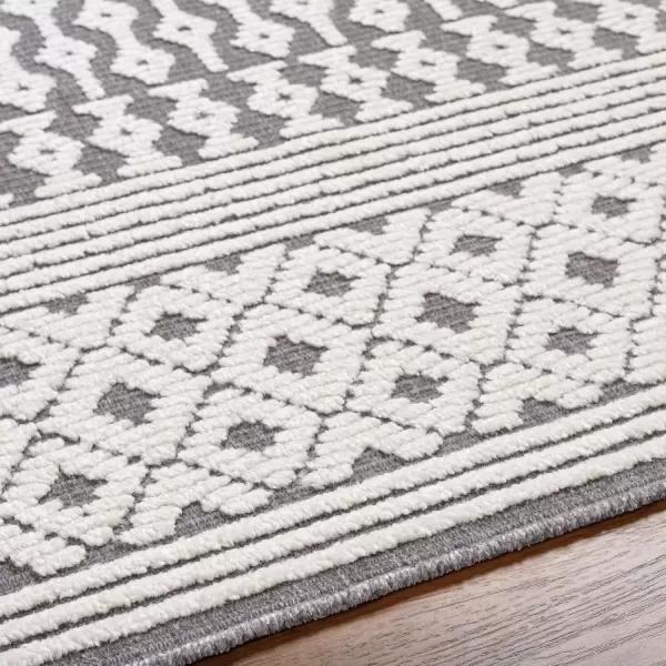 imageLivabliss Lyna Chevron Washable Area Rug2 x 210quotCreamGrey