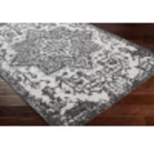 imageLivabliss Masha Vintage Medallion Outdoor Area Rug710quot SquareDark Gray12 x 15