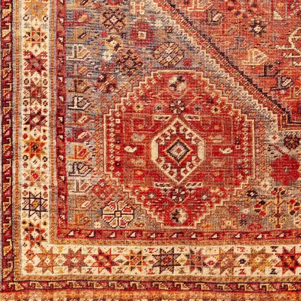 imageLivabliss Nico Vintage Medallion Washable Area Rug2 x 211quot Burnt Orange810 x 12