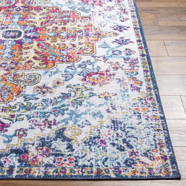 imageLivabliss Odelia Vintage Bohemian Washable Area Rug 4 x 6 OrangeMulti3 x 2 Rectangular