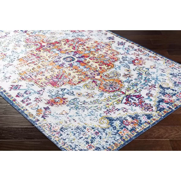 imageLivabliss Odelia Vintage Bohemian Washable Area Rug 4 x 6 OrangeMulti76 x 5 Rectangular